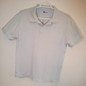 Shirt, Polo, Short, Gap, Light Blue, XL